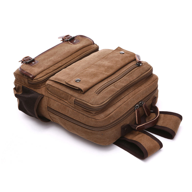 Canvas Backpack with Laptop Pocket