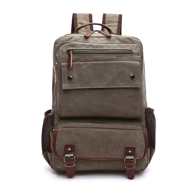 Canvas Backpack with Laptop Pocket