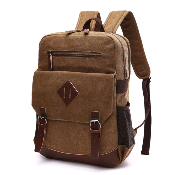 Canvas Backpack with Laptop Pocket