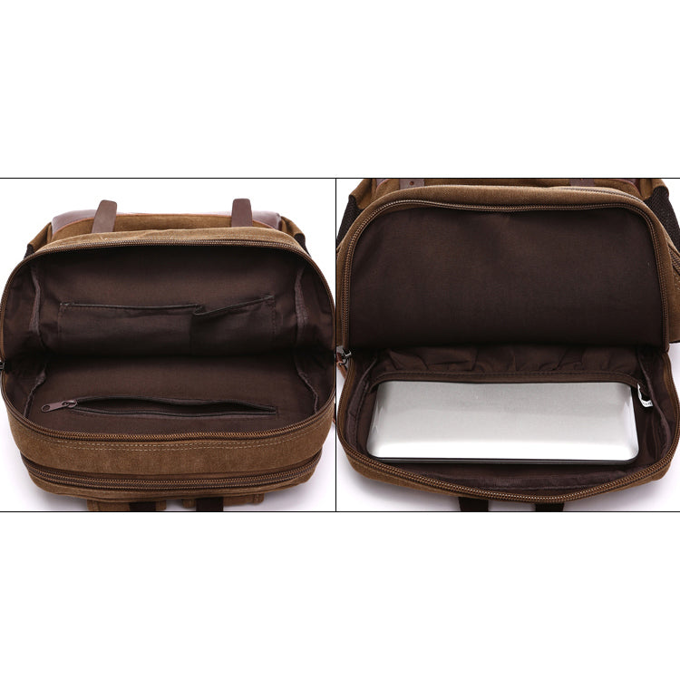 Canvas Backpack with Laptop Pocket