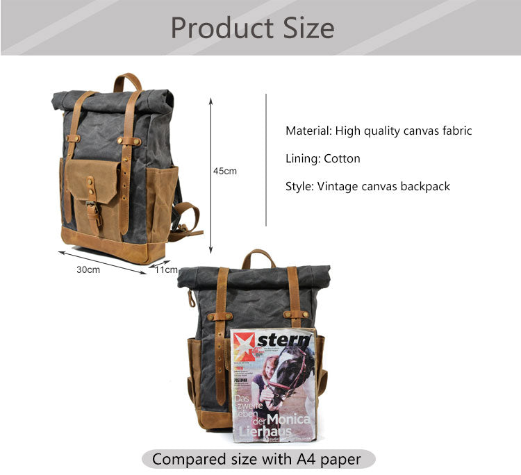 Canvas Backpack A777700