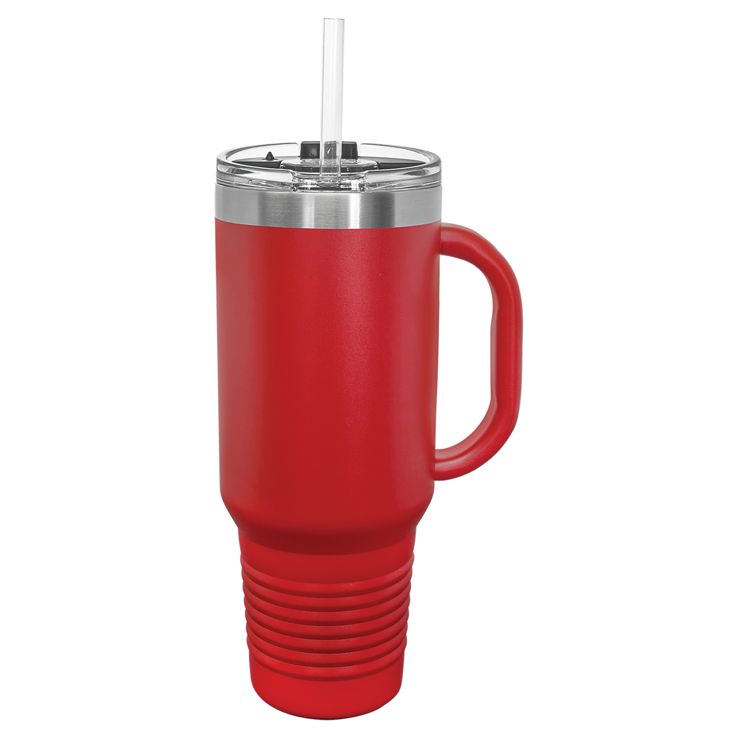 Polar Camel 40 oz. Travel Mug with Handle, Straw Included