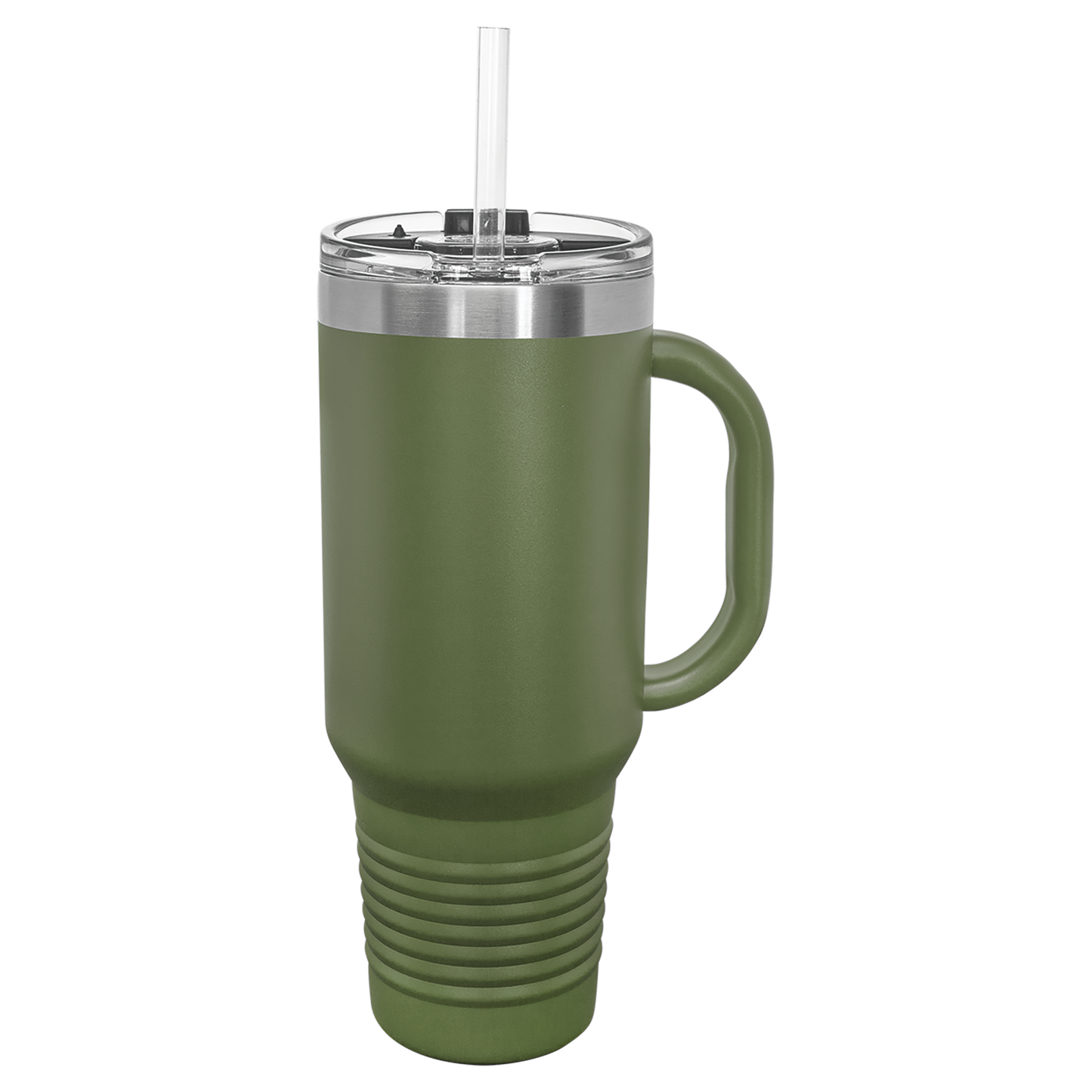 Polar Camel 40 oz. Travel Mug with Handle, Straw Included